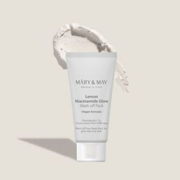 Mary&May - Lemon Niacinamide Glow Wash Off Mask Pack Mini 30g