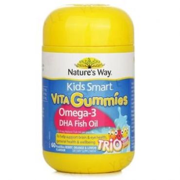 Kids Smart Vita Gummies Omega-3 DHA Fish Oil 60 pastilles