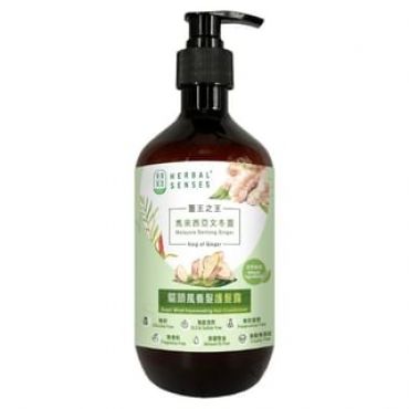 Herbal Senses - King of Ginger Malaysia Bentong Ginger Expel Wind Rejuvenating Hair Conditioner 500ml