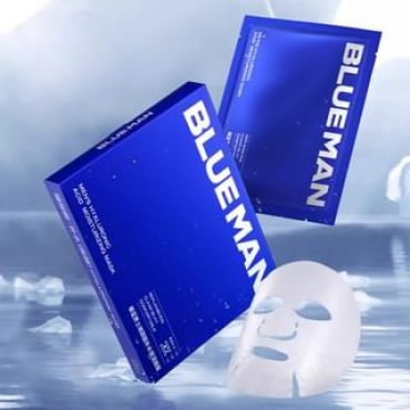 BLUEMAN - Men's Hyaluronic Acid Moisturizing Mask Set (25ml x 5pcs)