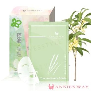 Annie's Way - Tea Tree Anti-Acne Mask 10 pcs