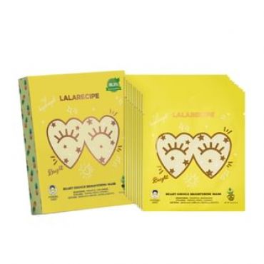 LALARECIPE - Heart Goggle Brightening Mask Set 7g x 10 sheets