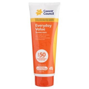 Cancer Council - Everyday Value Sunscreen SPF 50 250ml