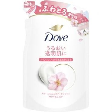 Dove Japan - Fluffy Body Wash Refill Sakura & Musk 340g
