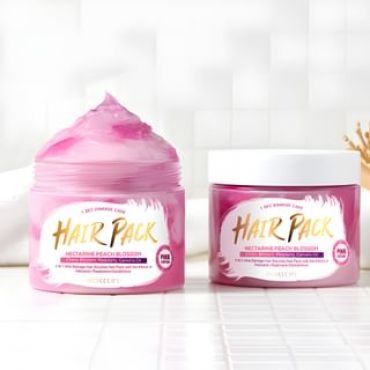 MACQUEEN - Biorecipe 1 Sec Damage Care Hair Pack Nectarine Peach Blossom 300g
