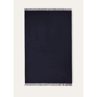 Loro Piana - Plaid Lp Unito, Navy Blue, Size: NR
