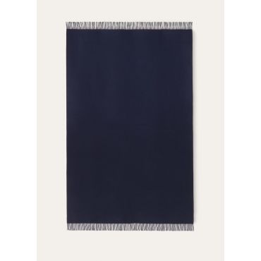 Loro Piana - Plaid Lp Unito, Navy Blue, Size: NR