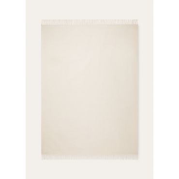 Loro Piana - Plaid Lp Unito, White, Size: NR