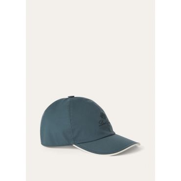 Loro Piana - Baseball S Wind Bicolore, Man, Dark Green/Ivory, Size: L