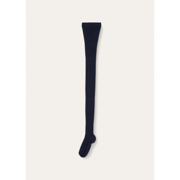 Loro Piana - Tights Costina Cash Seta, Woman, Navy Blue, Size: M