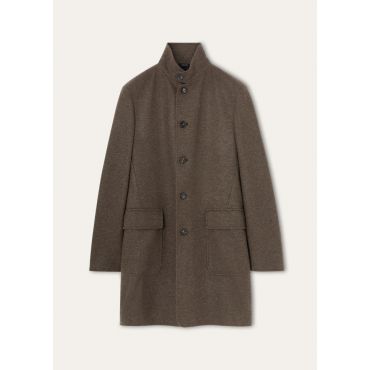 Loro Piana - Sweater Coat Light Cash Double, Man, Deep Oak, Size: M