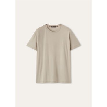 Loro Piana - Kim T-shirt Jersey Gok, Man, Moss Haven, Size: XL
