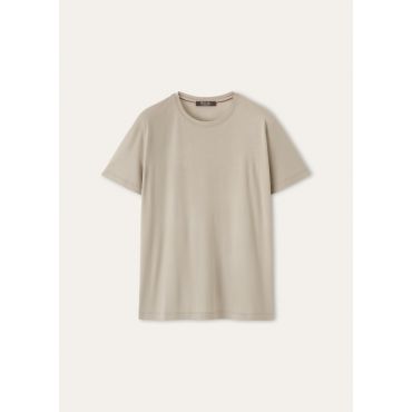 Loro Piana - Kim T-shirt Jersey Gok, Man, Moss Haven, Size: XL