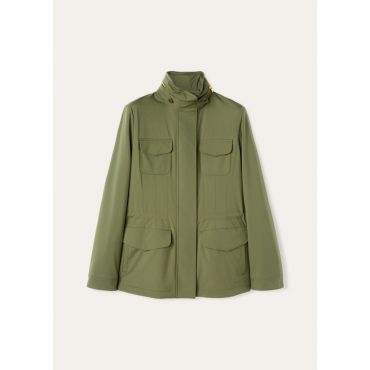 Loro Piana - Giubb. Traveller Lady Windmate Stretch, Woman, Dark Lichen Green, Size: 40