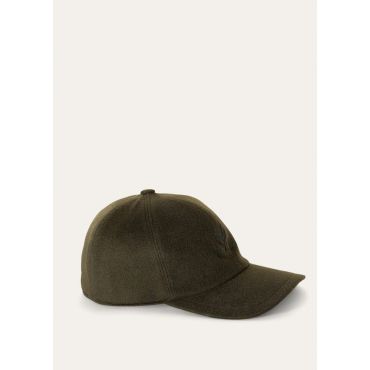 Loro Piana - Baseball S Velvet Cash Storm, Man, Dark Military Green, Size: L