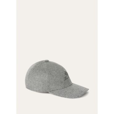 Loro Piana - Baseball S Velvet Cash Storm, Man, Flannel Melange, Size: M