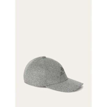 Loro Piana - Baseball S Velvet Cash Storm, Man, Flannel Melange, Size: M