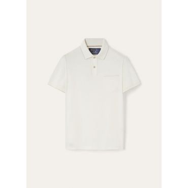 Loro Piana - Polo Rib Mm Regatta Comfort Pique' Cotton, Man, White, Size: M