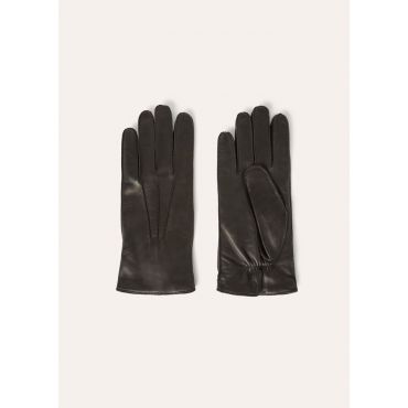 Loro Piana - Guanto Harris Plonge Wish, Man, Black, Size: L