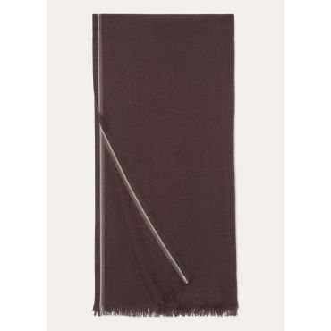 Loro Piana - Sciarpa Grande Lightest Baby Cash, Man, Cloves, Size: NR
