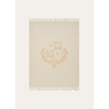 Loro Piana - Plaid Crest Lp Jacquard Cash Corseair, Natural Gold Sand, Size: NR