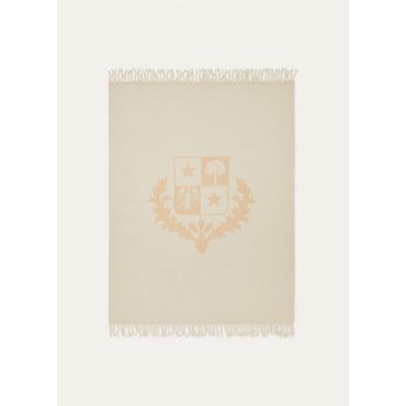 Loro Piana - Plaid Crest Lp Jacquard Cash Corseair, Natural Gold Sand, Size: NR