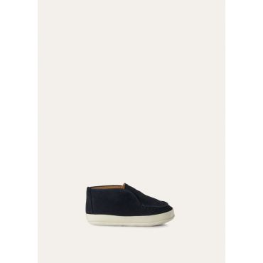 Loro Piana - Open Walk N.b. Suede, Navy Blue, Size: 9-12