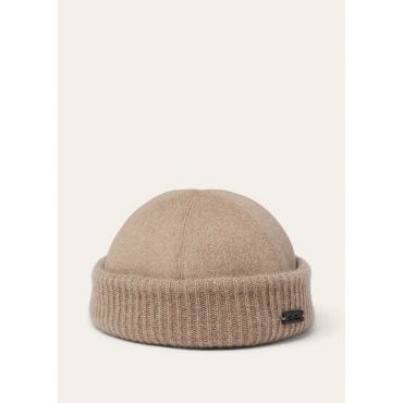 Loro Piana - Beanie Cash Storm & Knit, Man, Cambridge Mélange, Size: M