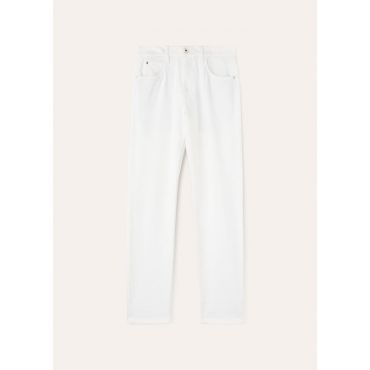 Loro Piana - 5 Pockets Doccio New York Dyed, Man, Optical White, Size: 31