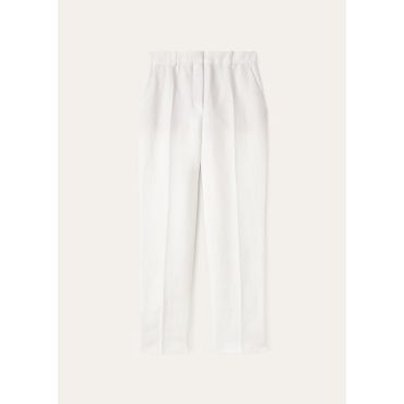 Loro Piana - Pant. Neo Derk Antigua, Woman, White, Size: 44