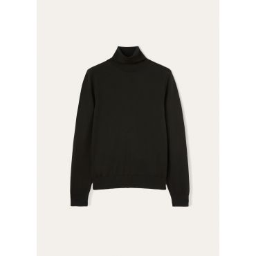 Loro Piana - Dolcevita Neo Piuma, Woman, Black, Size: 38