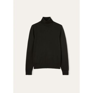 Loro Piana - Dolcevita Neo Piuma, Woman, Black, Size: 38