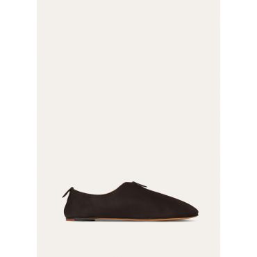 Loro Piana - Floaty Flat Nappa, Woman, Chocolate, Size: 36