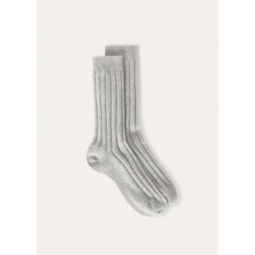 Loro Piana - Bobby Socks Light Parksville, Woman, Flannel Melange, Size: M