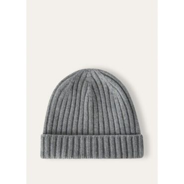 Loro Piana - Loro Beanie Recycled Cash Gg 5, Icy Stone, Size: M