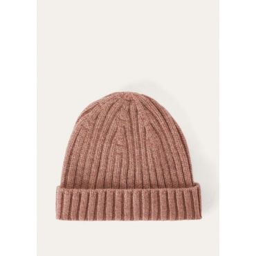 Loro Piana - Loro Beanie Recycled Cash Gg 5, Red Sand Melange, Size: M