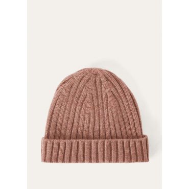 Loro Piana - Loro Beanie Recycled Cash Gg 5, Red Sand Melange, Size: M