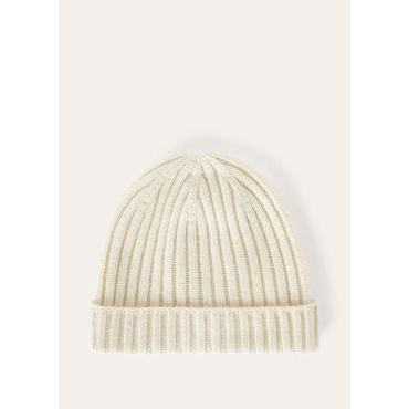 Loro Piana - Loro Beanie Recycled Cash Gg 5, Pure Dunes Melange, Size: M