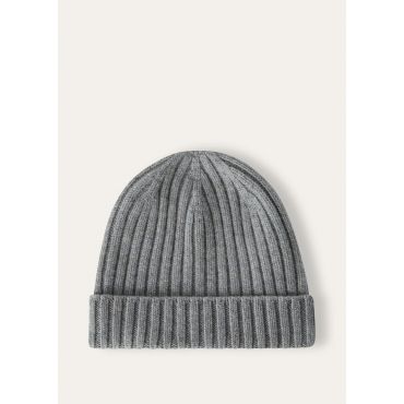 Loro Piana - Loro Beanie Recycled Cash Gg 5, Icy Stone, Size: M
