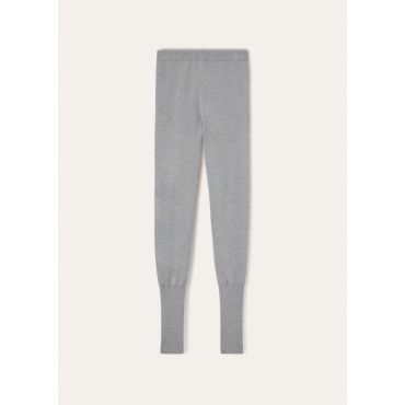 Loro Piana - Leggings Dream Wool, Woman, Flannel Melange, Size: S