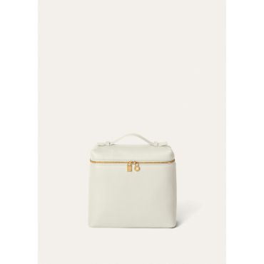 Loro Piana - Extra Pocket L23.5 Backpack Tender Calf, Woman, Whisper White/Sun Gold, Size: NR