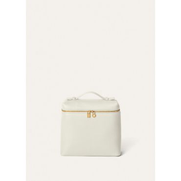 Loro Piana - Extra Pocket L23.5 Backpack Tender Calf, Woman, Whisper White/Sun Gold, Size: NR