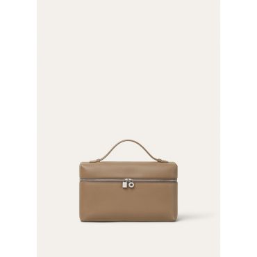 Loro Piana - Extra Pocket L27 Tender Calf, Woman, Warm Mastic/Antique Silver, Size: NR