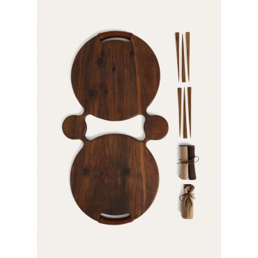 Loro Piana - Aperitivo Board L.c, Walnut, Size: NR