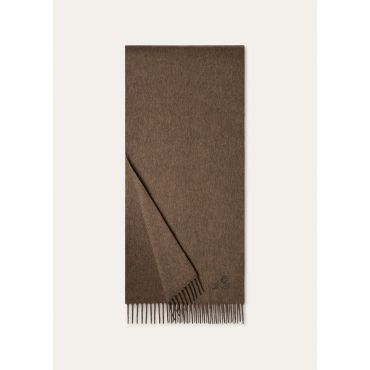 Loro Piana - Sciarpa Piccola Unita Lp Cash, Man, Cedar Bark Melange, Size: NR