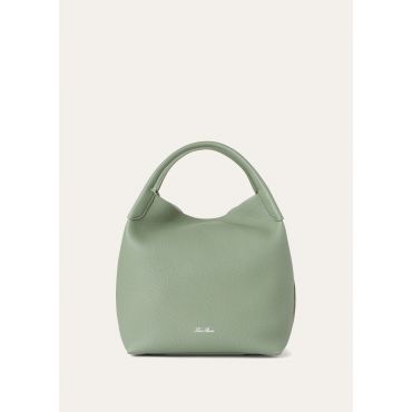 Loro Piana - Bale Large Fine Grained Leather, Woman, Sage Brush Leaves, Size: NR