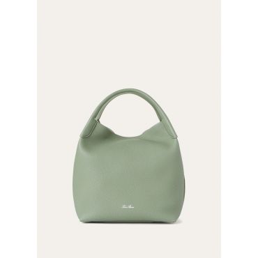 Loro Piana - Bale Large Fine Grained Leather, Woman, Sage Brush Leaves, Size: NR