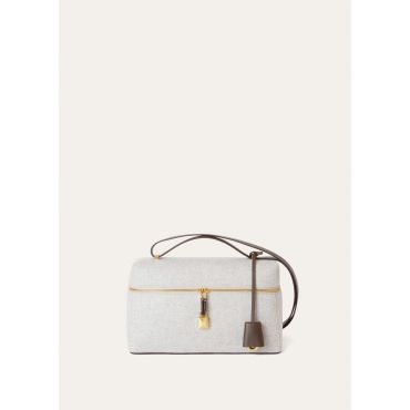 Loro Piana - Extra Bag L27 Melton Cash/rounded Calf 20au, Woman, Sirio Mel/Dark Chocolate Licorice, Size: NR