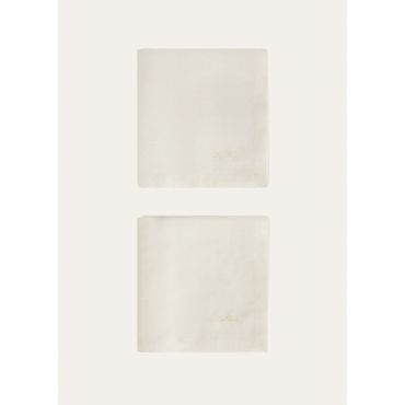 Loro Piana - Set Tovagliolo Unito (2 Pcs), Shaded White, Size: NR