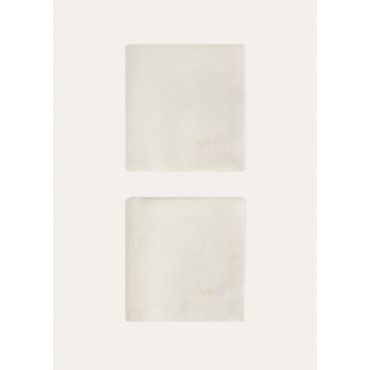 Loro Piana - Set Tovagliolo Unito (2 Pcs), Shaded White, Size: NR